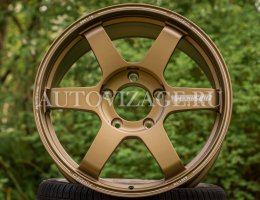 Диски в кованом (forged wheels) исполнении R18 R19 R20 R21 R22 R23 R24 оригинальный культовый дизайн Volk Rays Racing TE37 в окраске полуматовая бронза